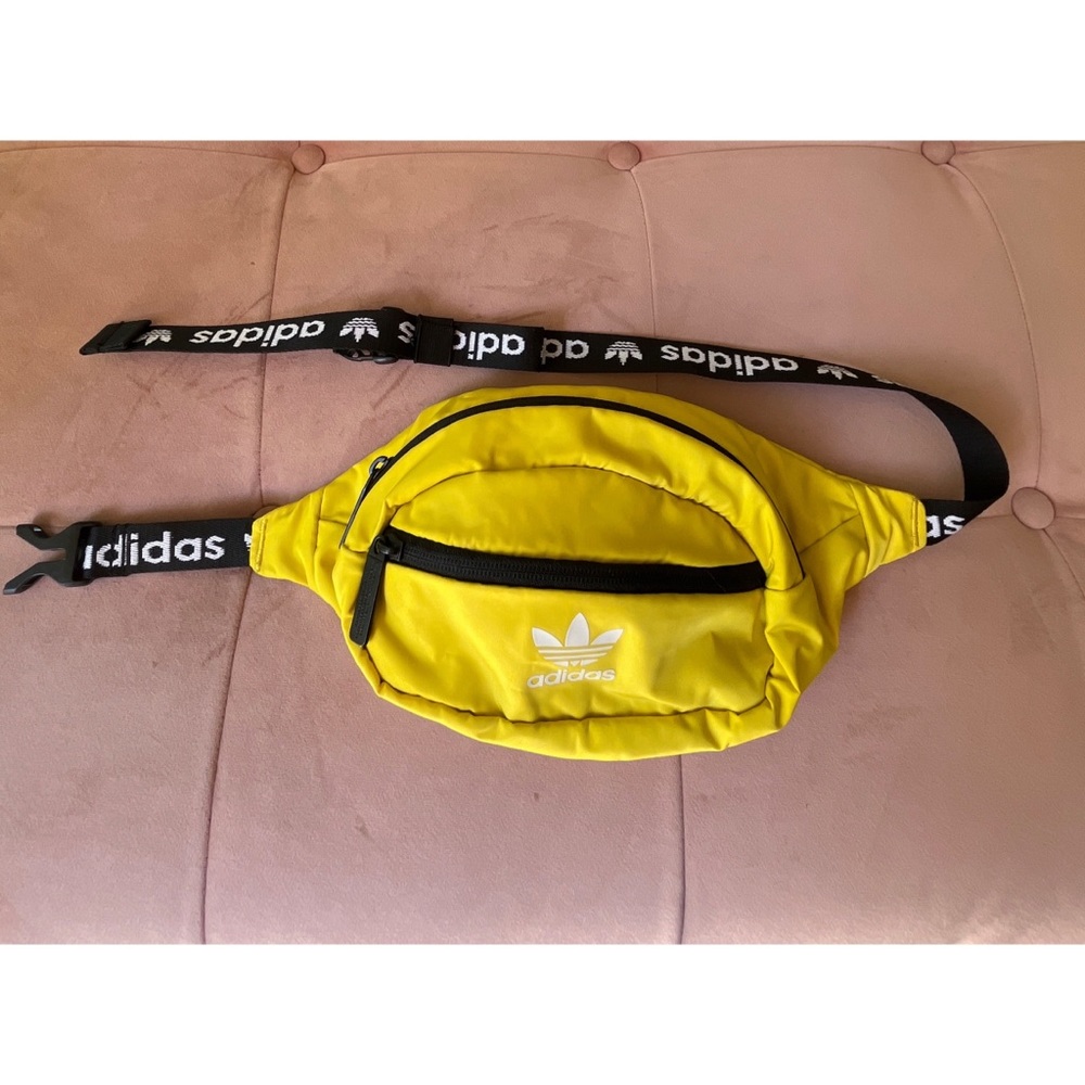 Yellow Adidas Fanny pack
